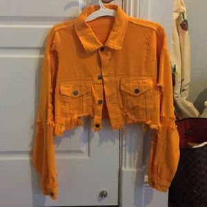 LF - Carmar denim cropped jacket. Worn once